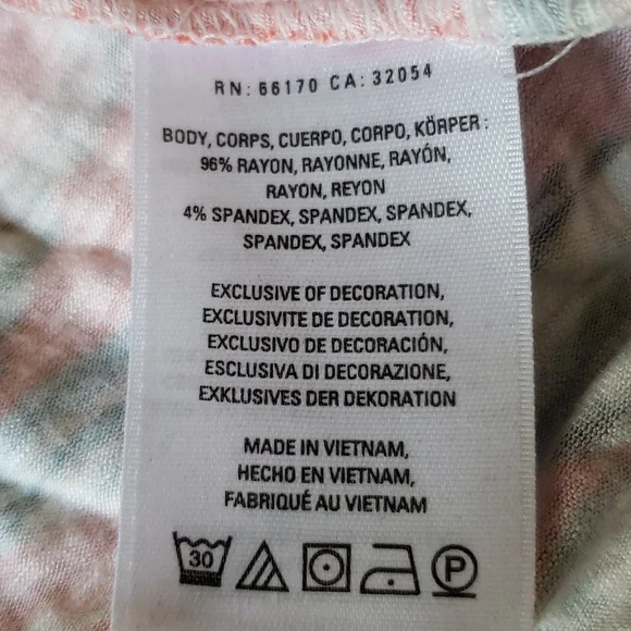 Anthropologie Akemi + Kin Gardenia Floral Tank Sz M - Picture 6 of 9